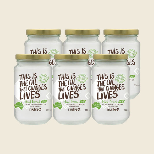 Niulife Extra Virgin Coconut Oil 6x350ml