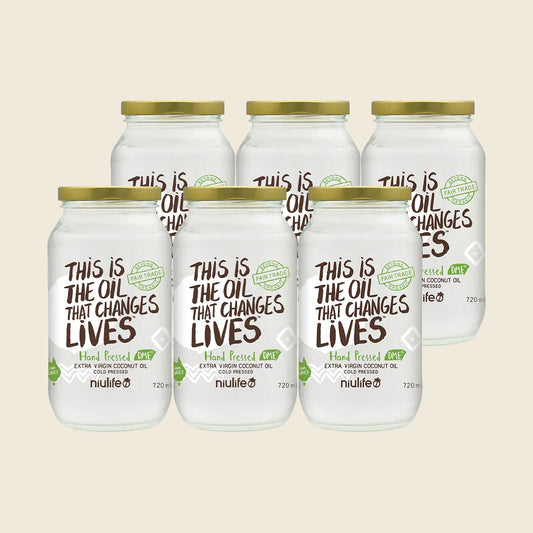 Niulife Extra Virgin Coconut Oil 6x720ml
