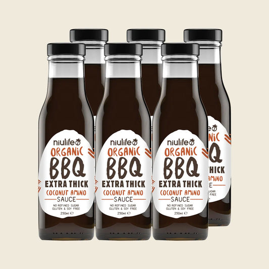 Niulife Organic Coconut Amino Sauce Extra Thick BBQ 6x250ml