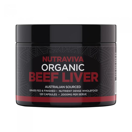 Nutraviva Organic Beef Liver 120c