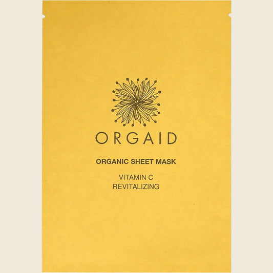 Orgaid オーガニックシートマスク ビタミンC＆リバイタライジング 24ml