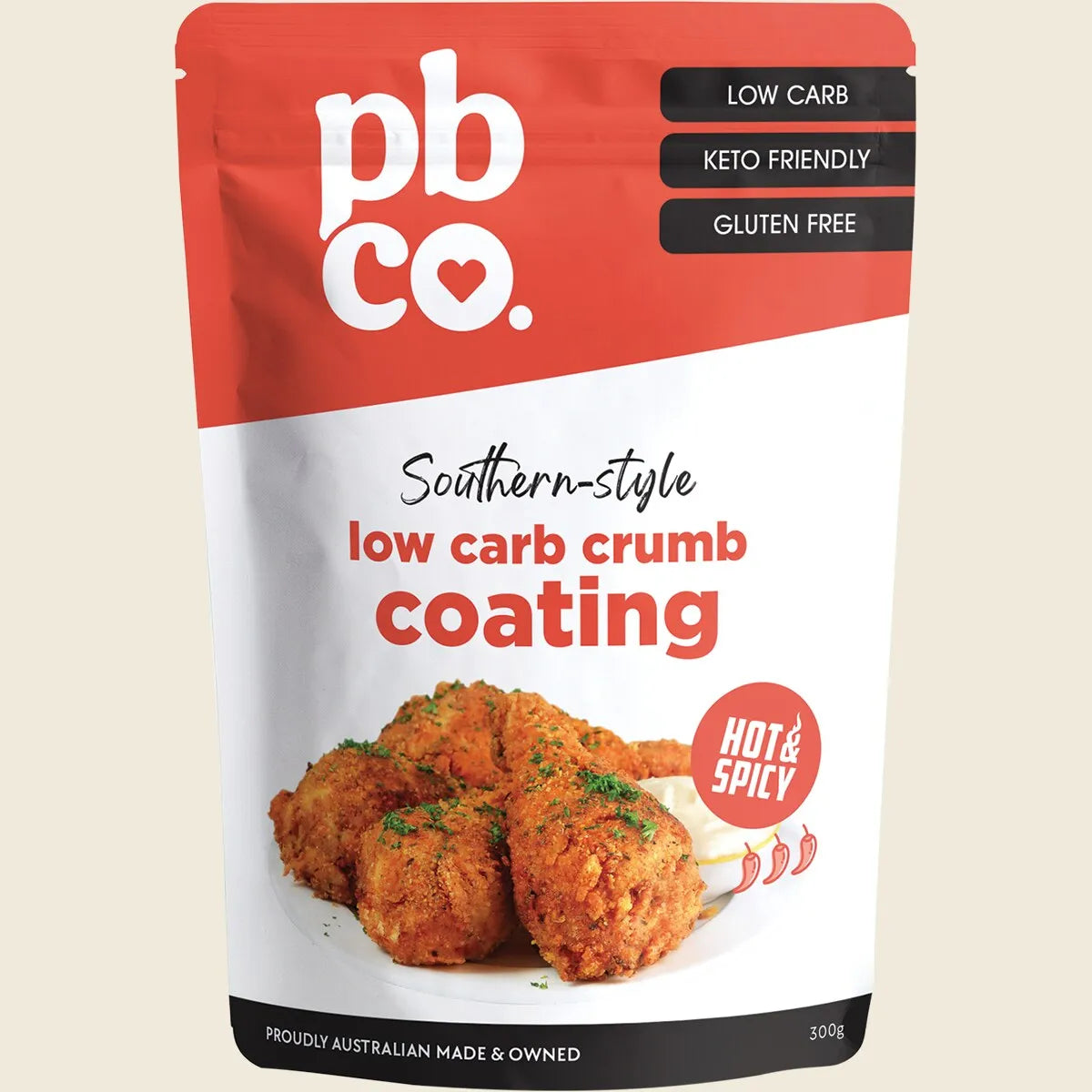 Pbco 低糖質 クラム ホット＆スパイシー 300g