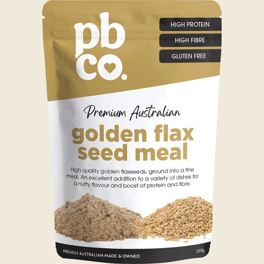 Pbco Golden Flax Seed Meal Premium Australian 350g