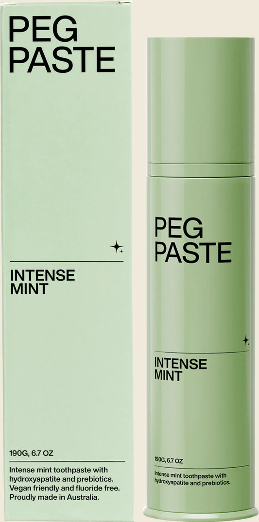 Peg Paste Natural Toothpaste with Hydroxyapatite Intense Mint 190g