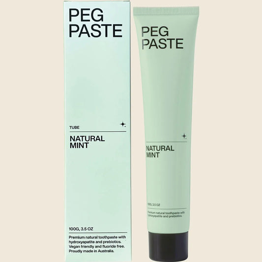 Peg Paste Natural Toothpaste with Hydroxyapatite Natural Mint 100g