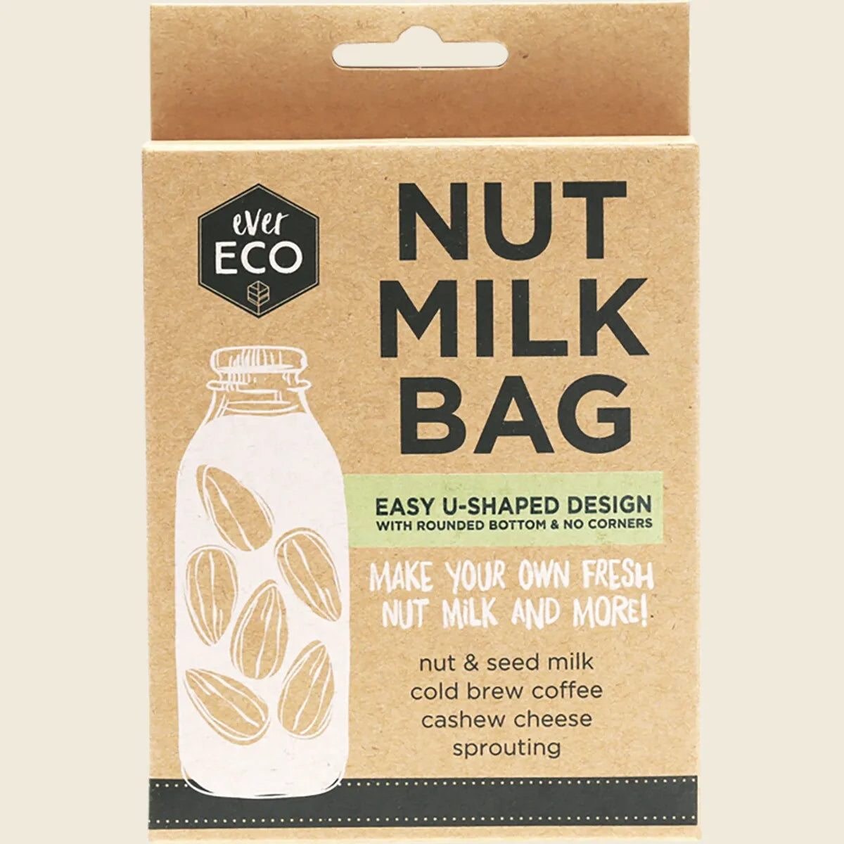 Ever Eco Nut Milk Bag U-Shaped Design