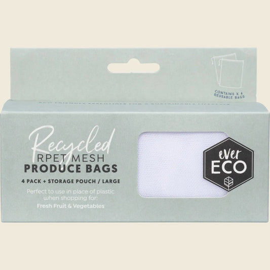 Ever Eco Reusable Produce Bags Recycled Polyester Mesh 4pk
