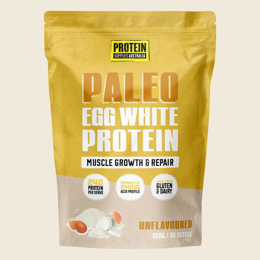 Protein Supplies Australia Paleo Egg White Protein Unflavoured 900g