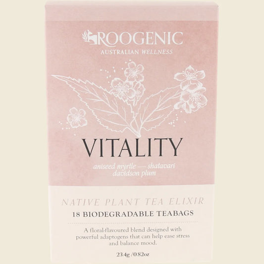 Roogenic オーストラリアン・バイタリティ X ティーバッグ18袋入り