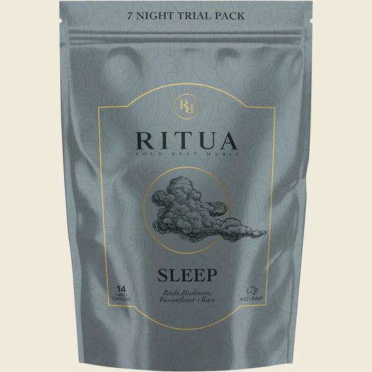 Ritua SLEEP トライアルパック 霊芝 パッションフラワー カヴァ 14カプセル