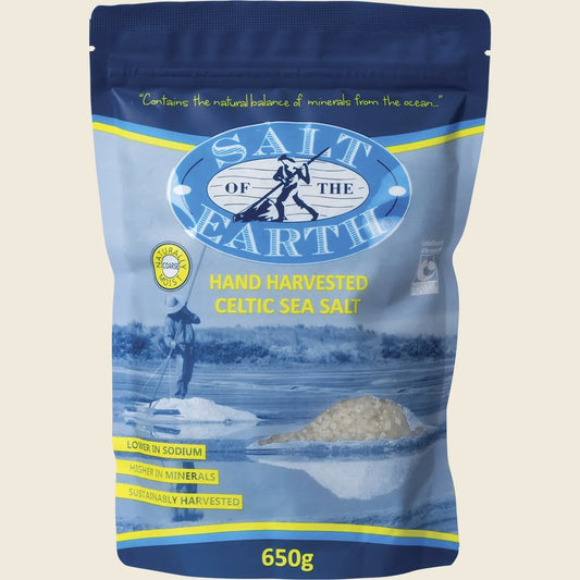 Salt Of The Earth Hand Harvested Celtic Sea Salt Coarse 650g