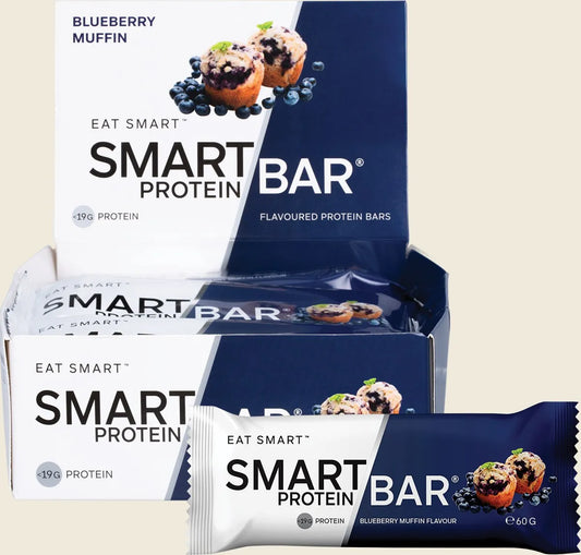 Smart Protein Bar Blueberry Muffin Flavour Protein Bar 12x60g