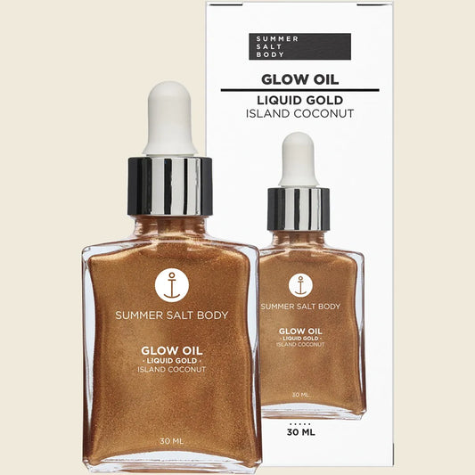 Summer Salt Body Glow Oil Liquid Gold Island Coconut 30ml