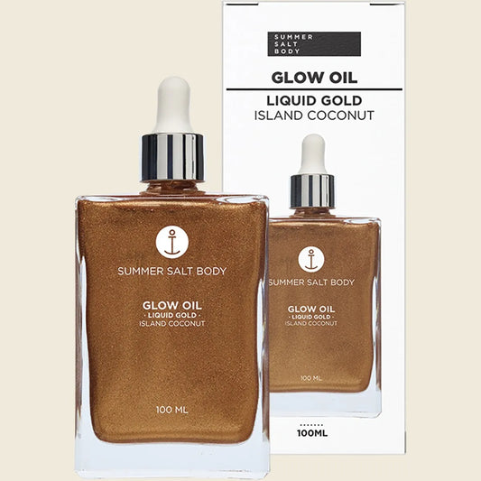 Summer Salt Body Glow Oil Liquid Gold Island Coconut 100ml