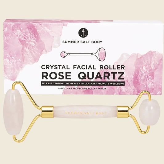 Summer Salt Body Crystal Facial Roller Rose Quartz