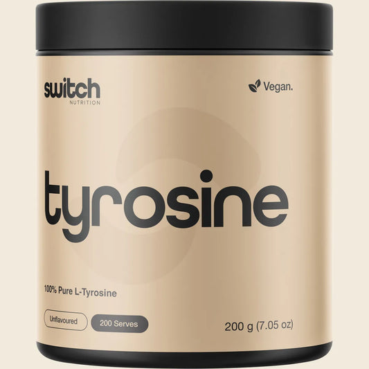 スイッチ・ニュートリション チロシン 100%ピュアL-チロシン 無香料 200g