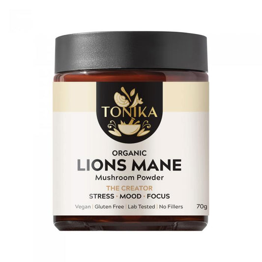 Tonika Organic Mushroom Powder Lions Mane 90g