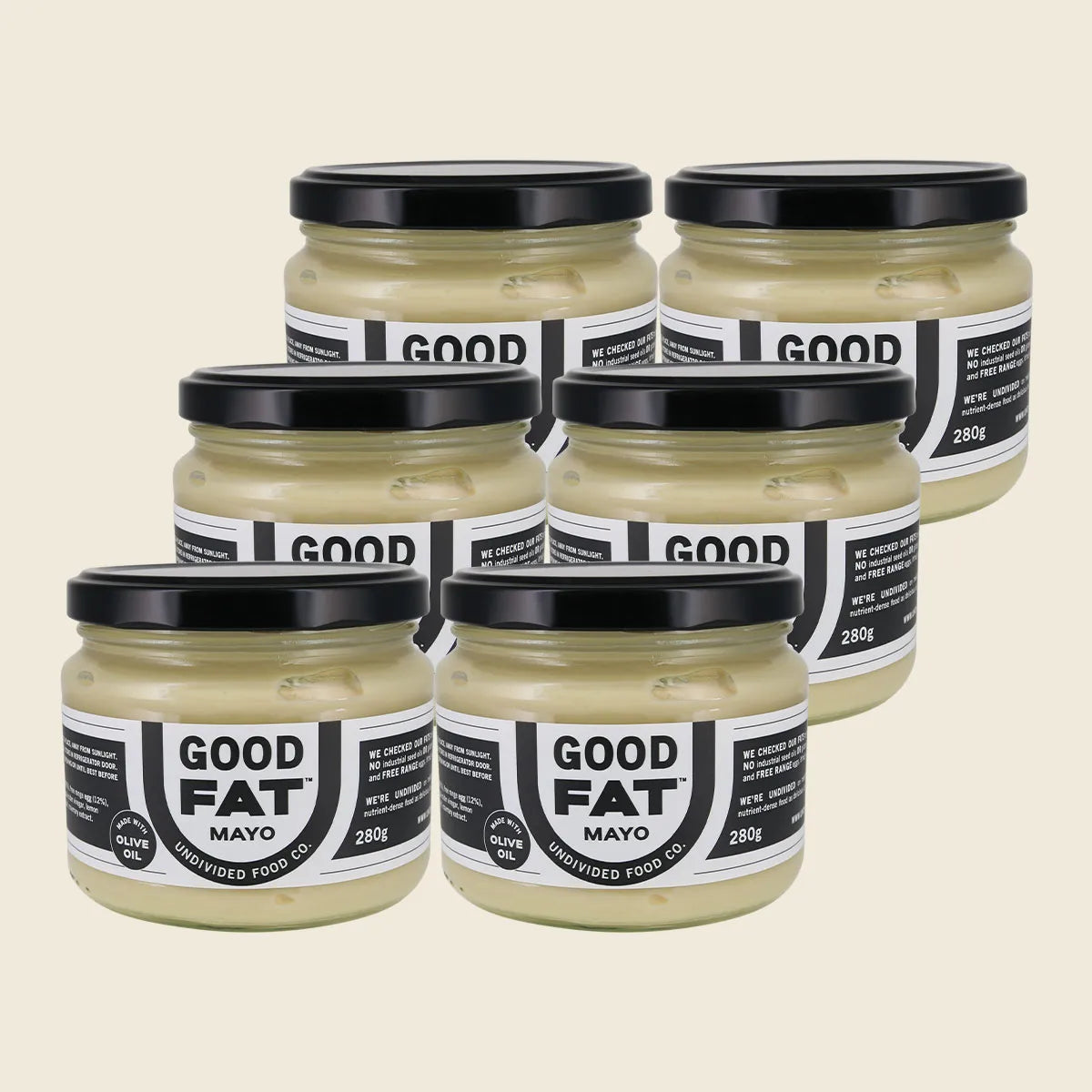 Undivided Food Co Good Fat Mayo 6x280g
