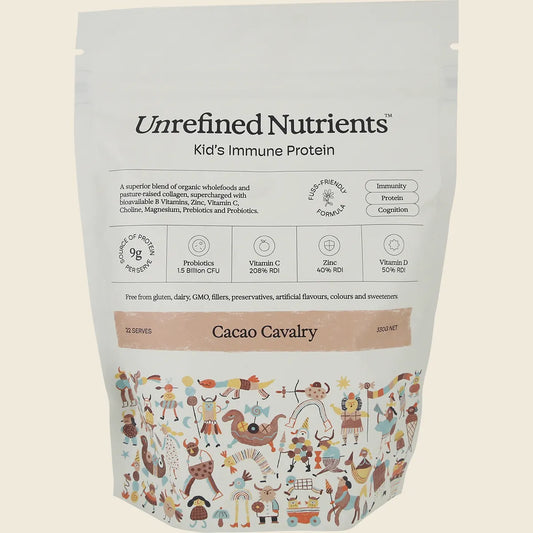 Unrefined Nutrients Kid's Immune Protein Cacao Cavalry 330g
