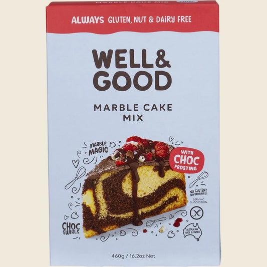 ウェル＆グッド マーブルケーキミックス チョコフロスティング付き 460g