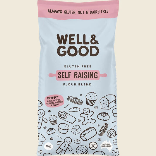 Well & Good Self Raising Flour Blend 1kg