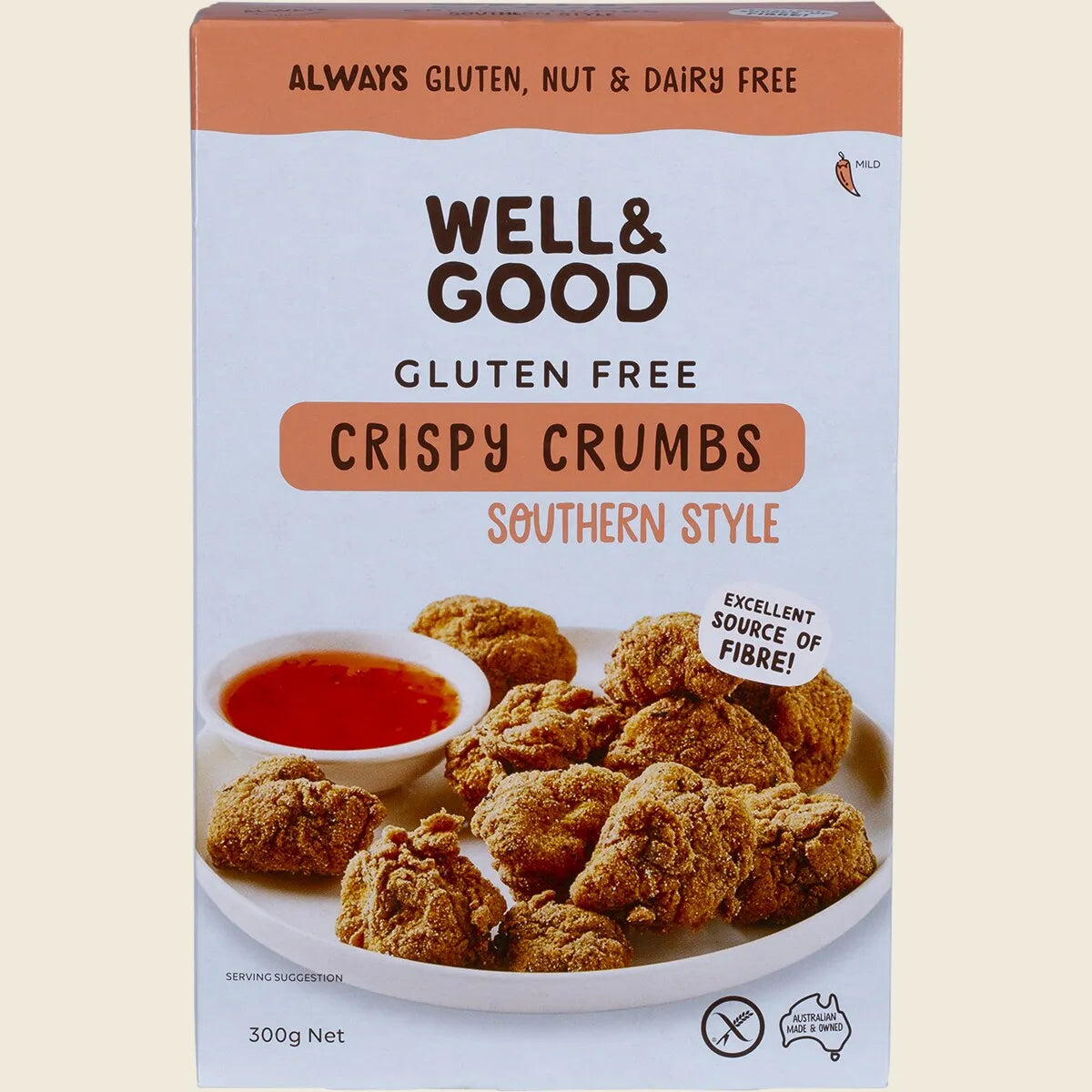 Well & Good Crispy Crumbs Southern Style 300g