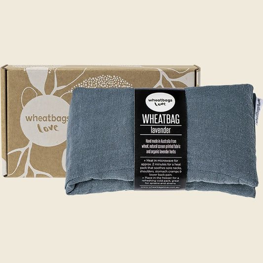 Wheatbags Love Wheatbag Luxe Linen Slate Lavender Scented