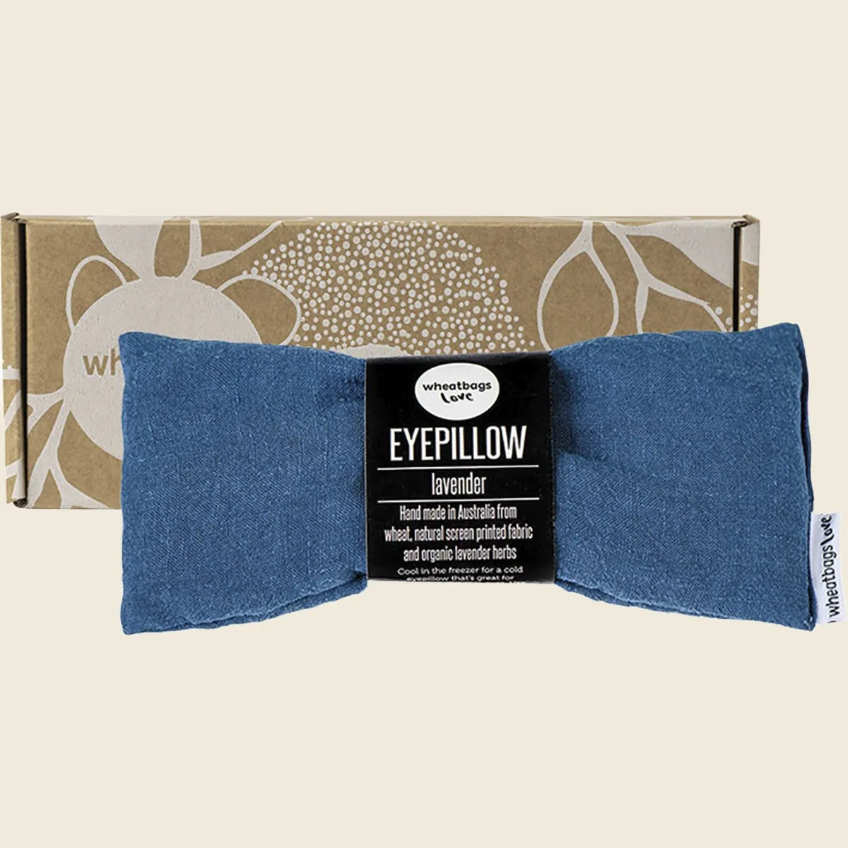 Wheatbags Love Eyepillow Luxe Linen Pistachio Lavender Scented