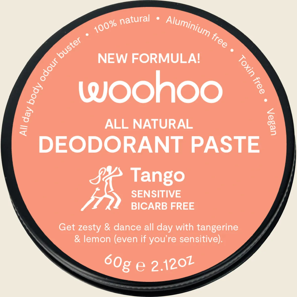 ウーフー ボディ ウーフー デオドラントペースト タンゴ（敏感肌用 重曹不使用）缶 60g