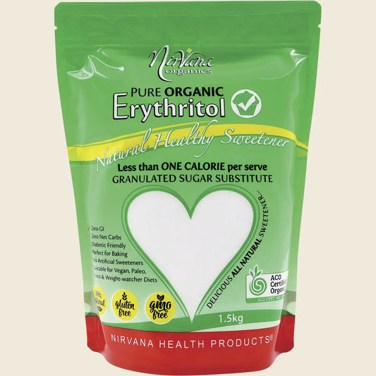 Nirvana Organics Erythritol Pure Organic 1.5kg