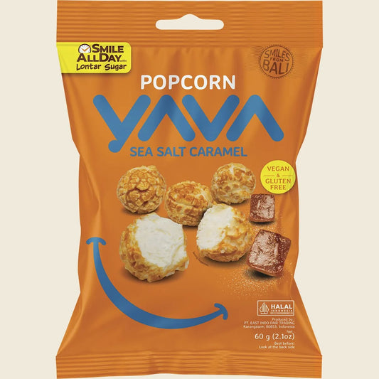 Yava ポップコーン シーソルトキャラメル 60g