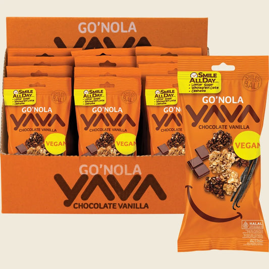 Yava Go'Nola Chocolate Vanilla 12x30g