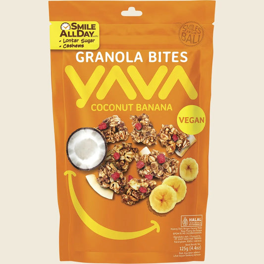 Yava Granola Bites Coconut Banana 125g