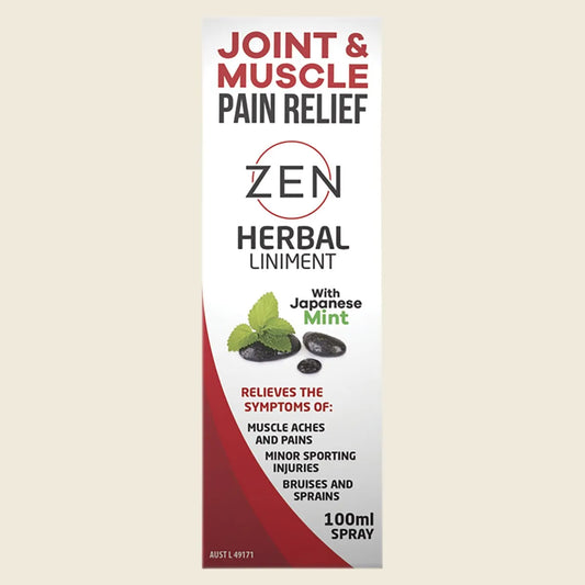 Martin & Pleasance Zen Therapeutics Herbal Liniment (joint & Muscle Pain Relief) Spray 100ml